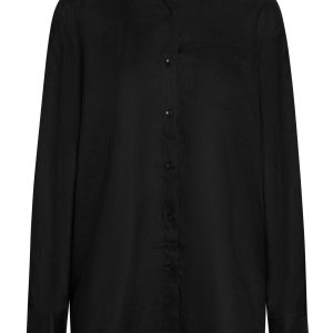 La Jolla Linen Shirt - Black Linen