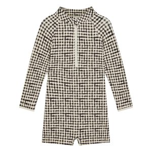 Hilo One Piece Kids - Black Gingham