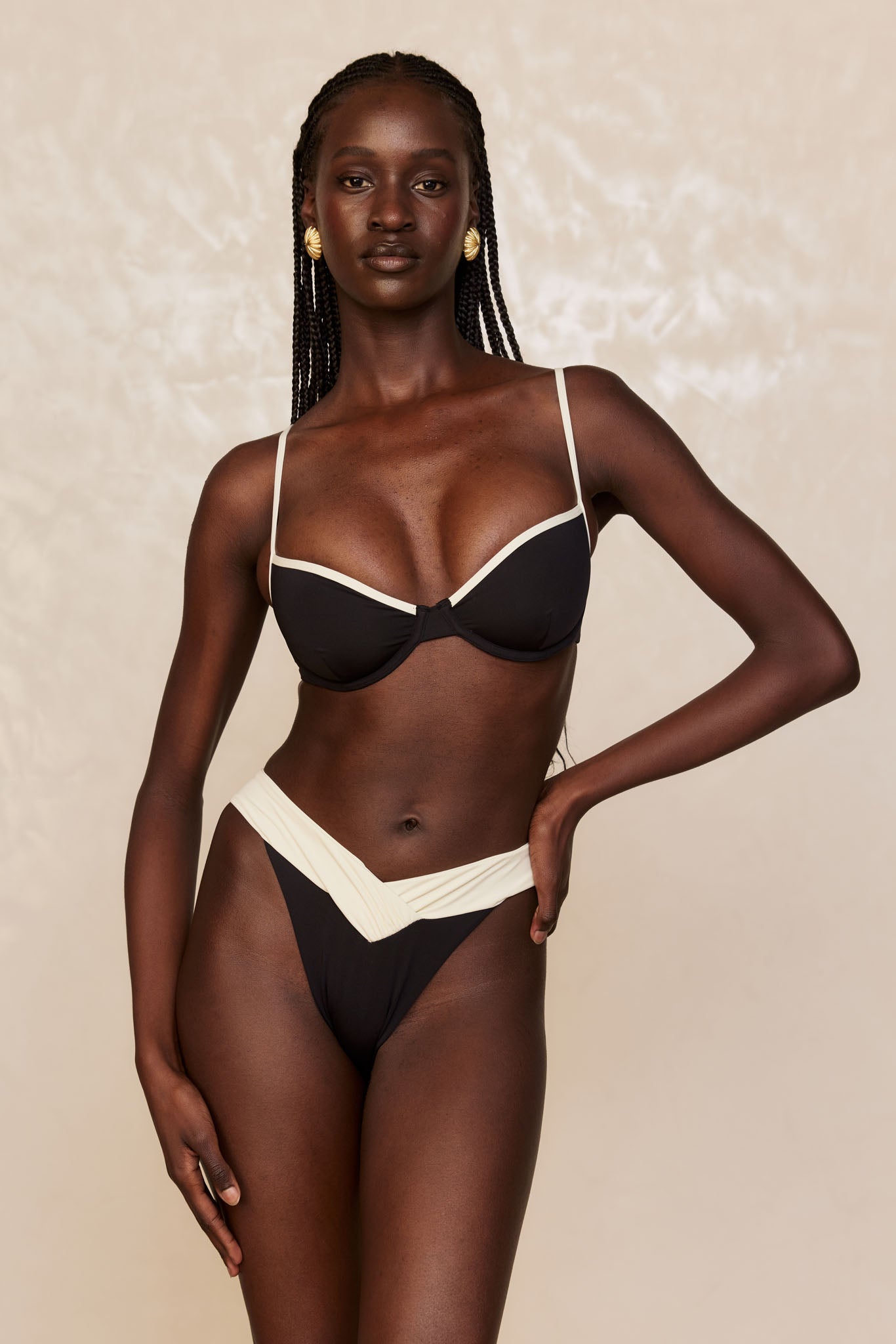 Capri Top - Black/Ivory - Image 5