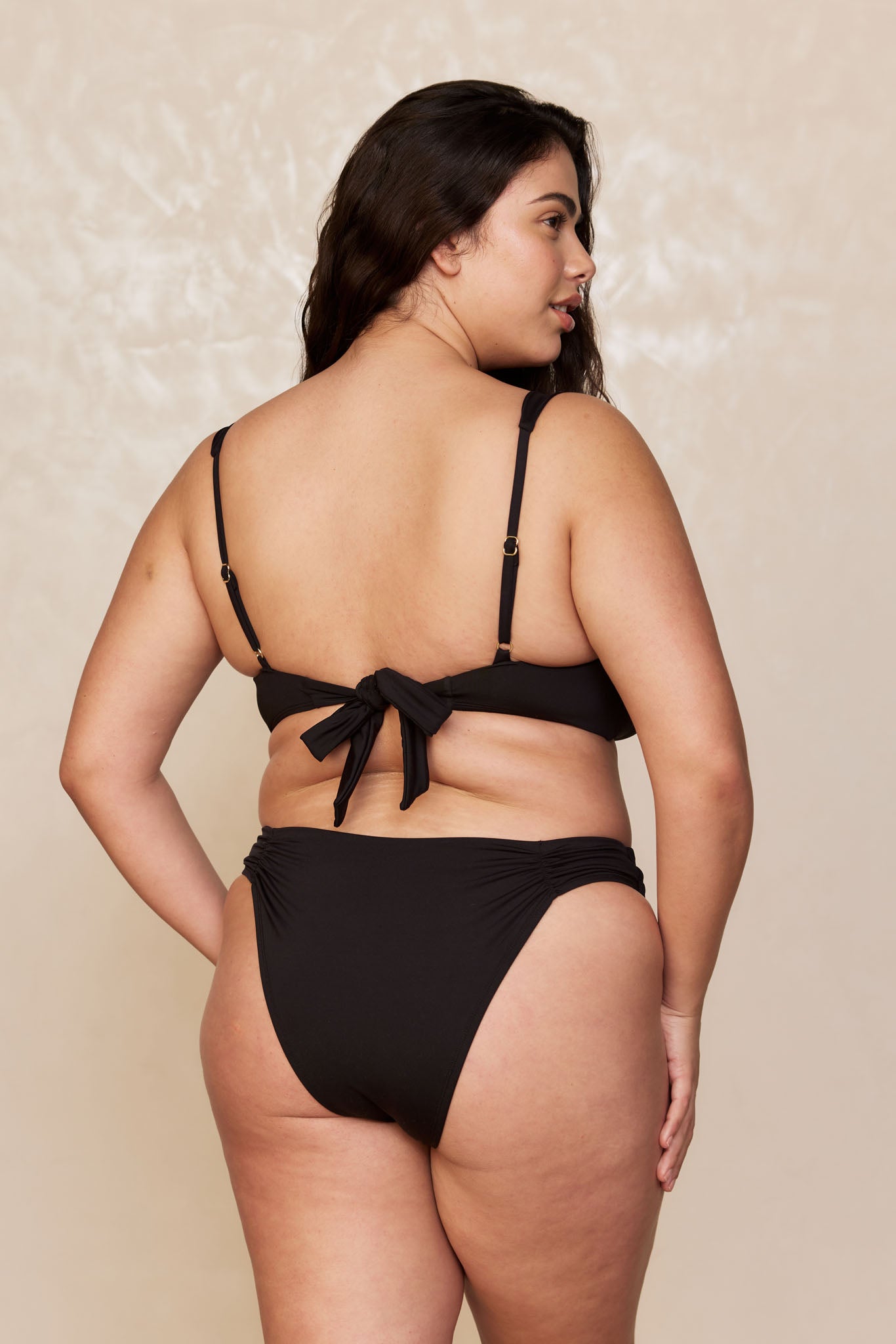 Clovelly High Leg Bottom - Black - Image 9