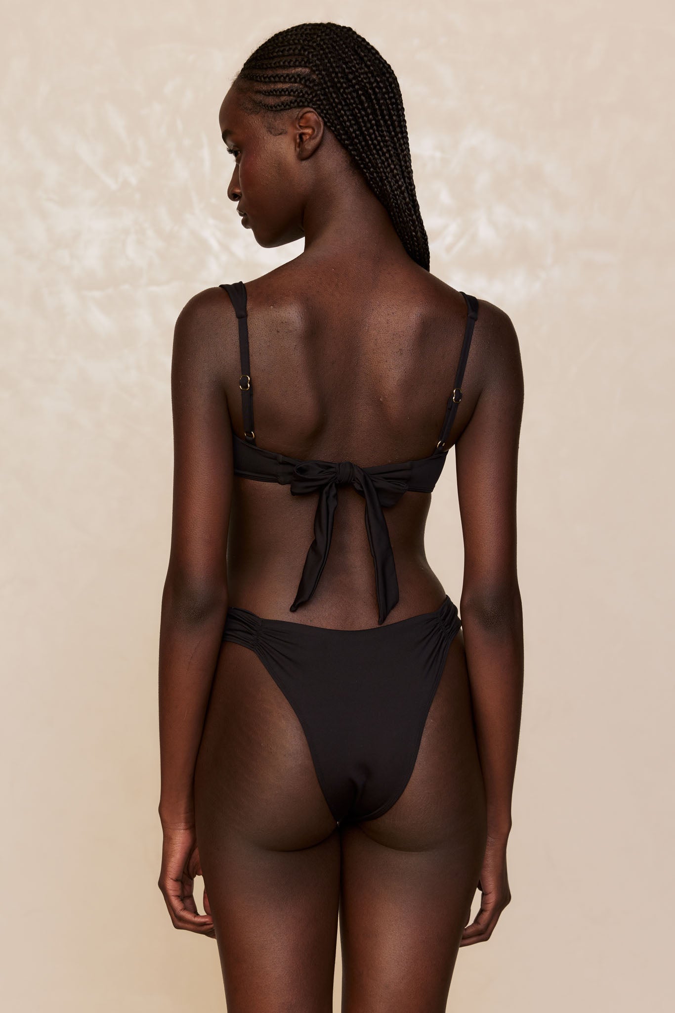 Clovelly High Leg Bottom - Black - Image 7