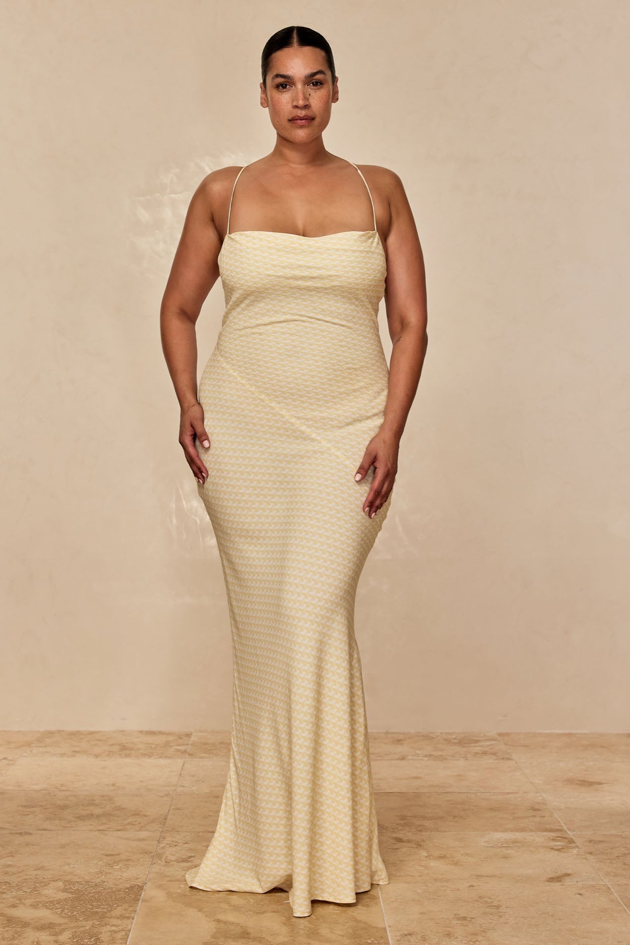 Cote D'azur Dress - Ivory Geo - Image 4