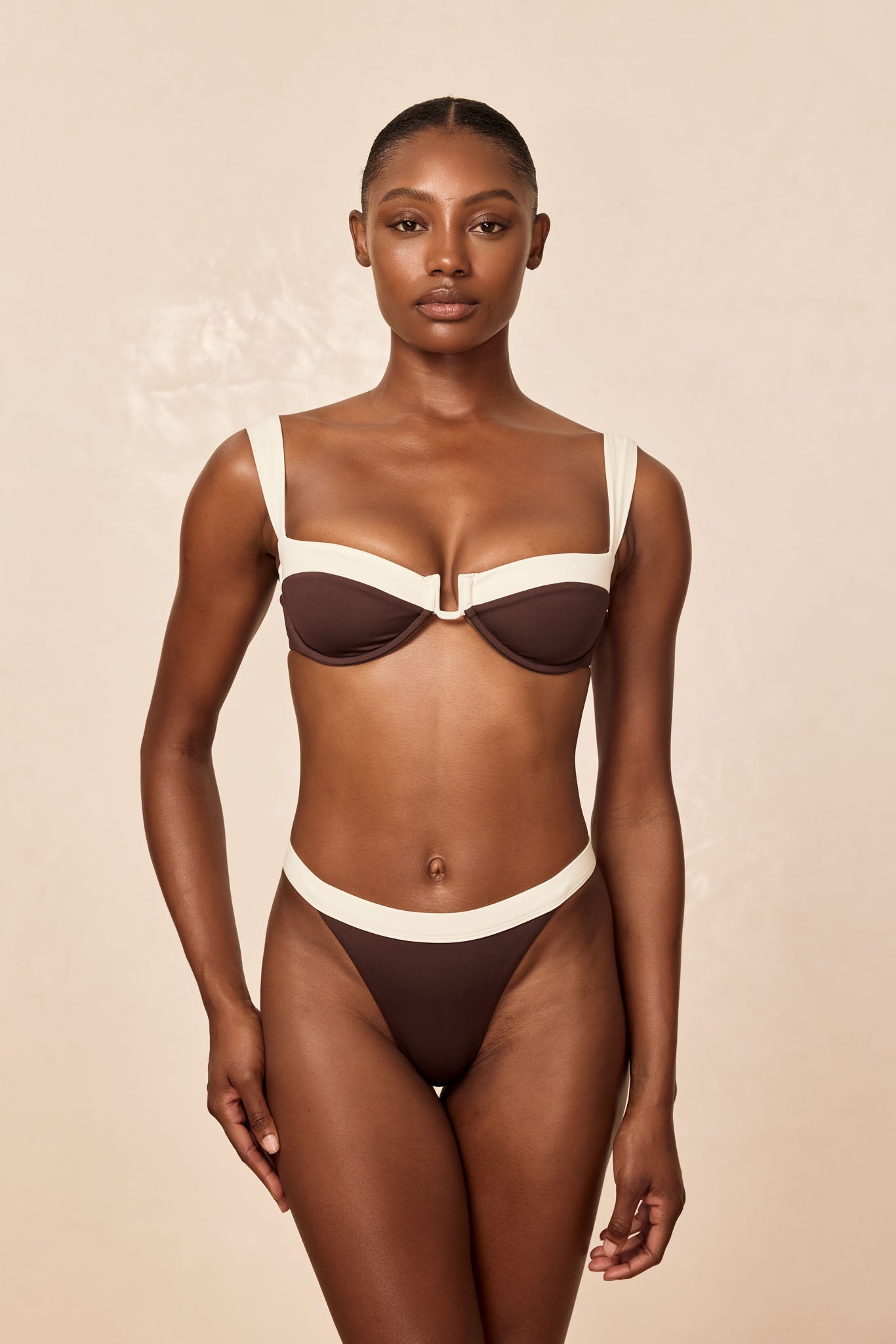 Cala Roja Top - Espresso/Ivory - Image 5