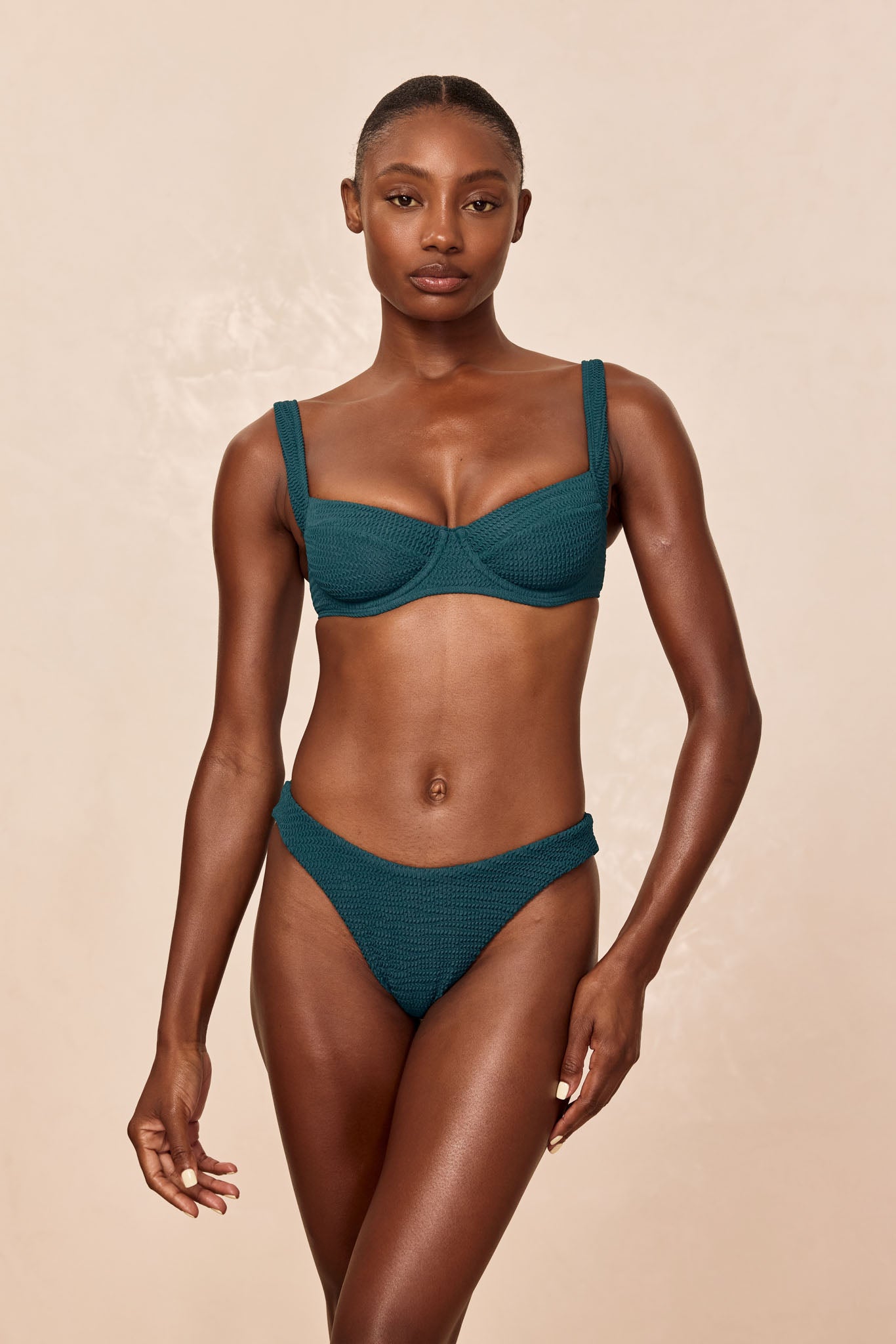 Seychelles Bottom - Evergreen Crinkle (Modest Coverage) - Image 4