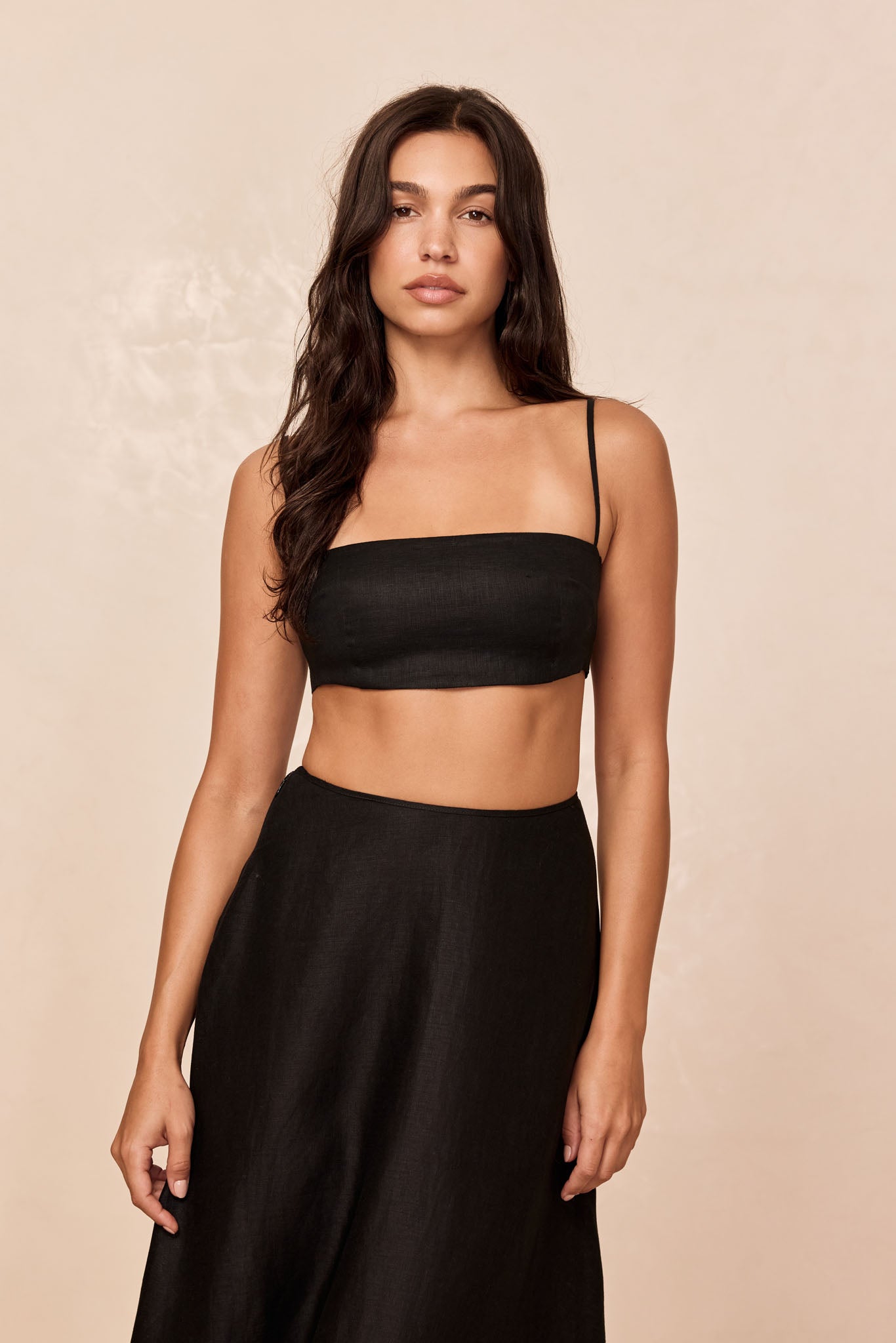 San Diego Top - Black Linen - Image 6