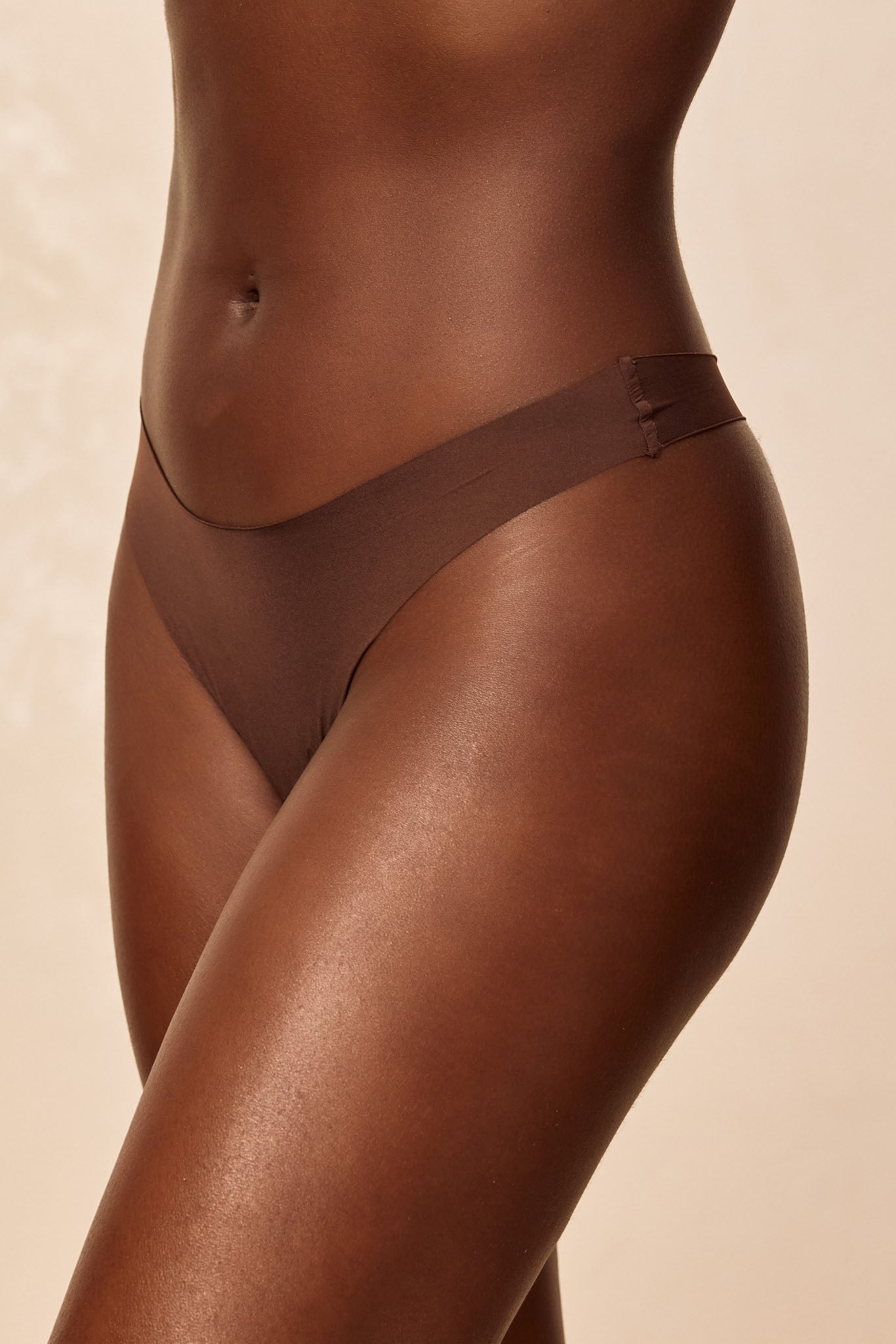 Monday Invisible Thong 3 Pack - Mocha - Image 2