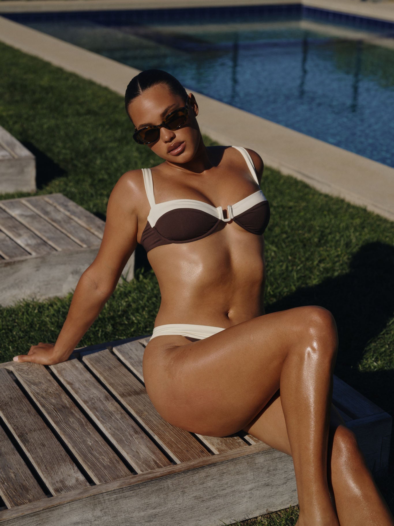 Cala Roja Top - Espresso/Ivory - Image 11