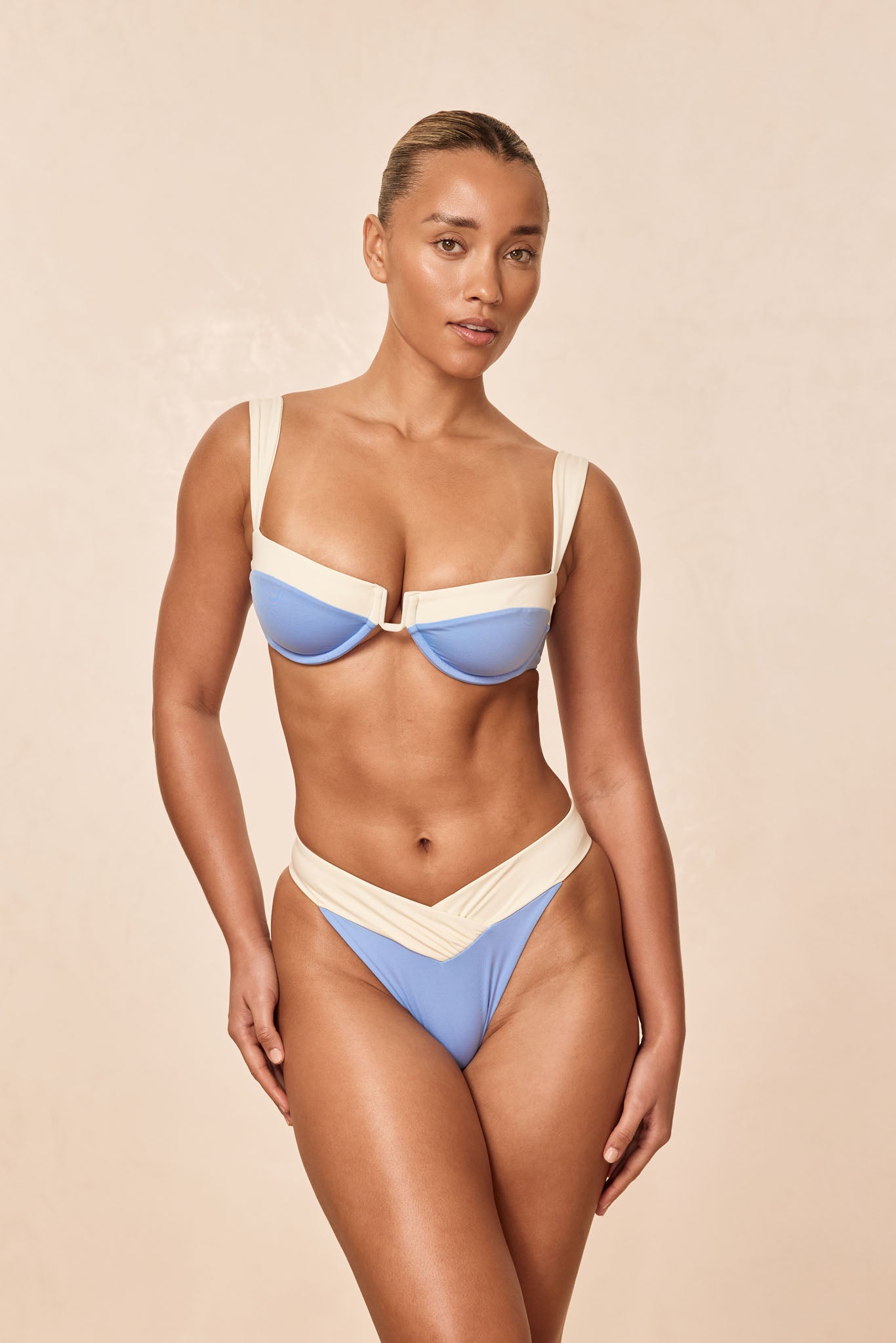 Marseille Bottom - Azure/Ivory - Image 3