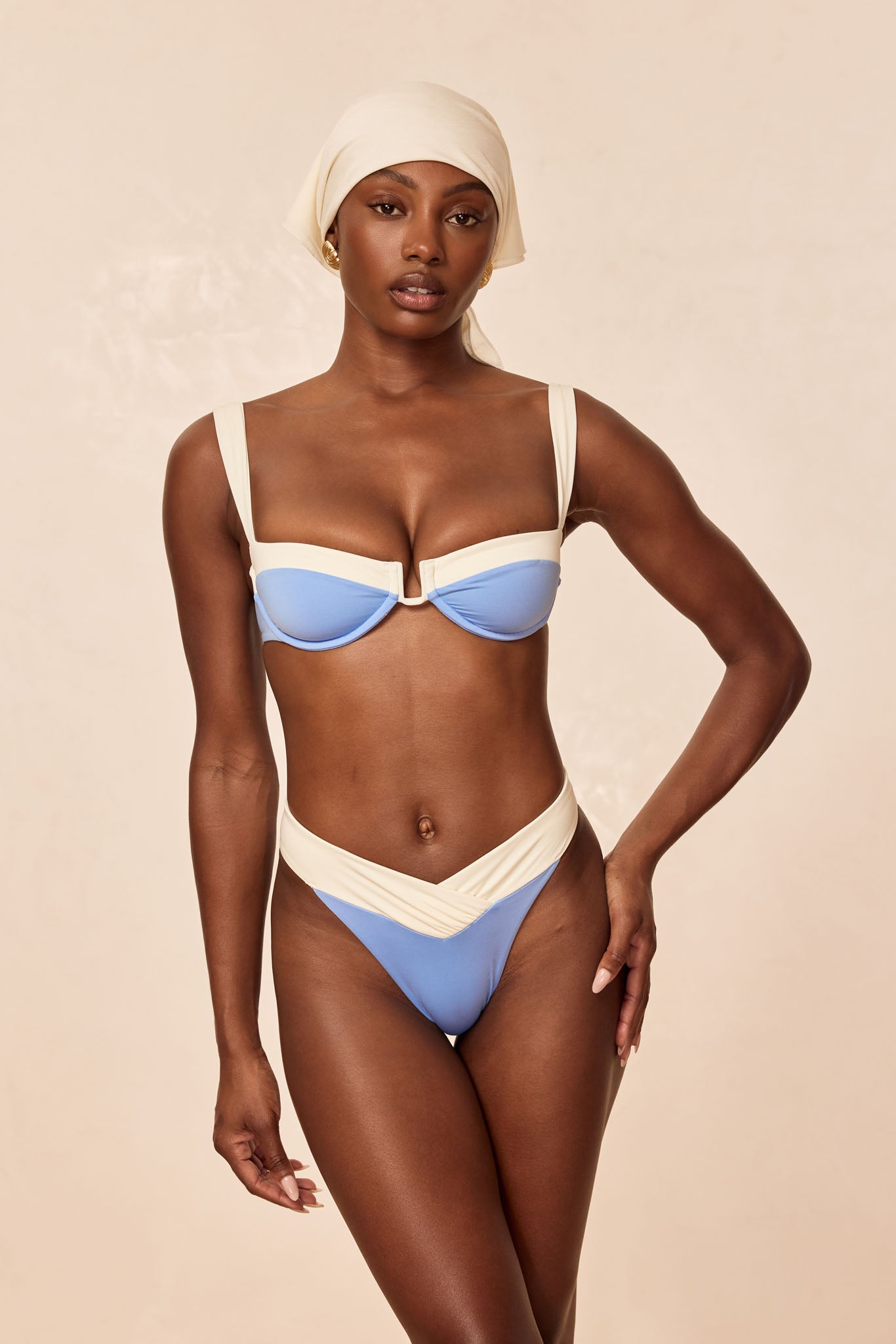 Marseille Bottom - Azure/Ivory - Image 5