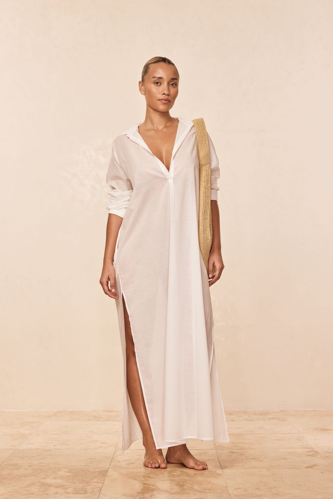 Kokomo Kaftan - White - Image 3