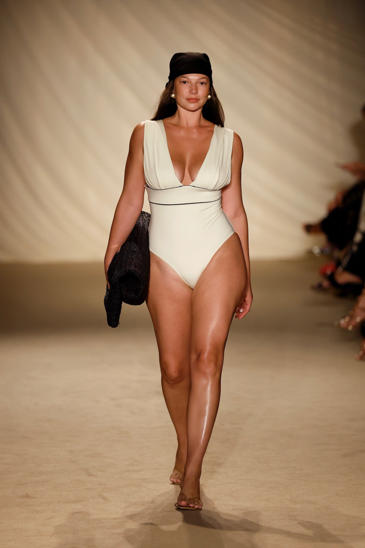 Aruba One Piece - Ivory/Black - Image 4