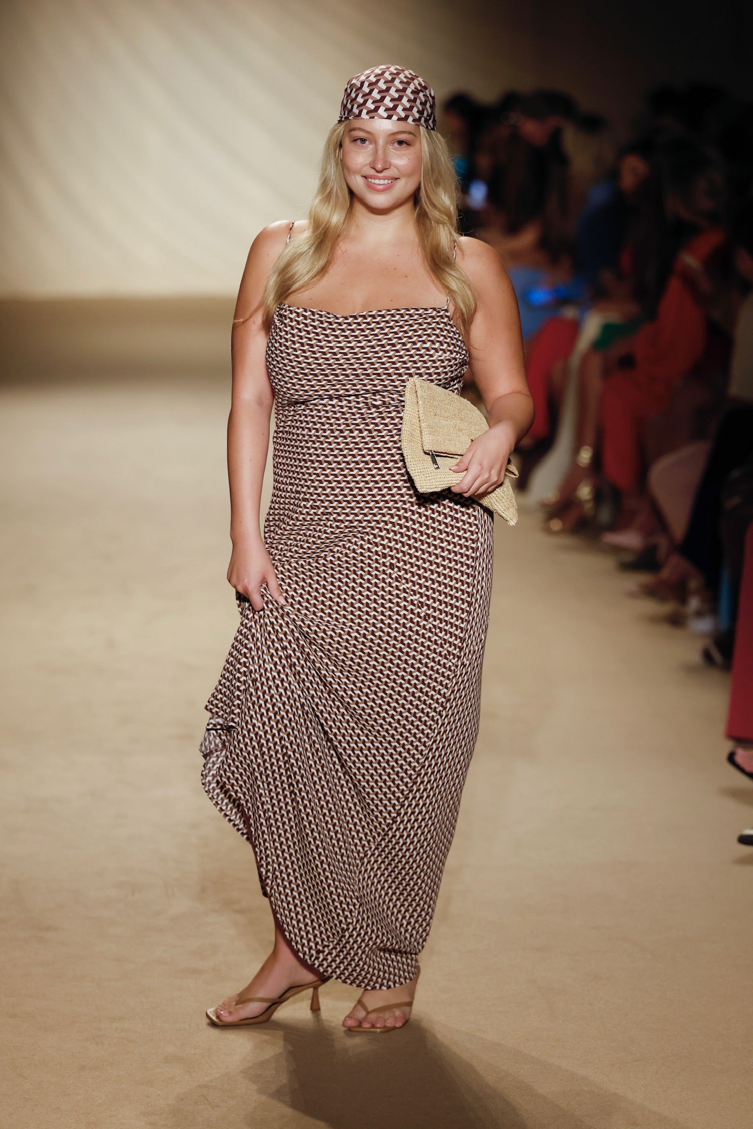Cote D'azur Dress - Husk Geo - Image 4