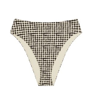 Formentera Bottom - Black Gingham
