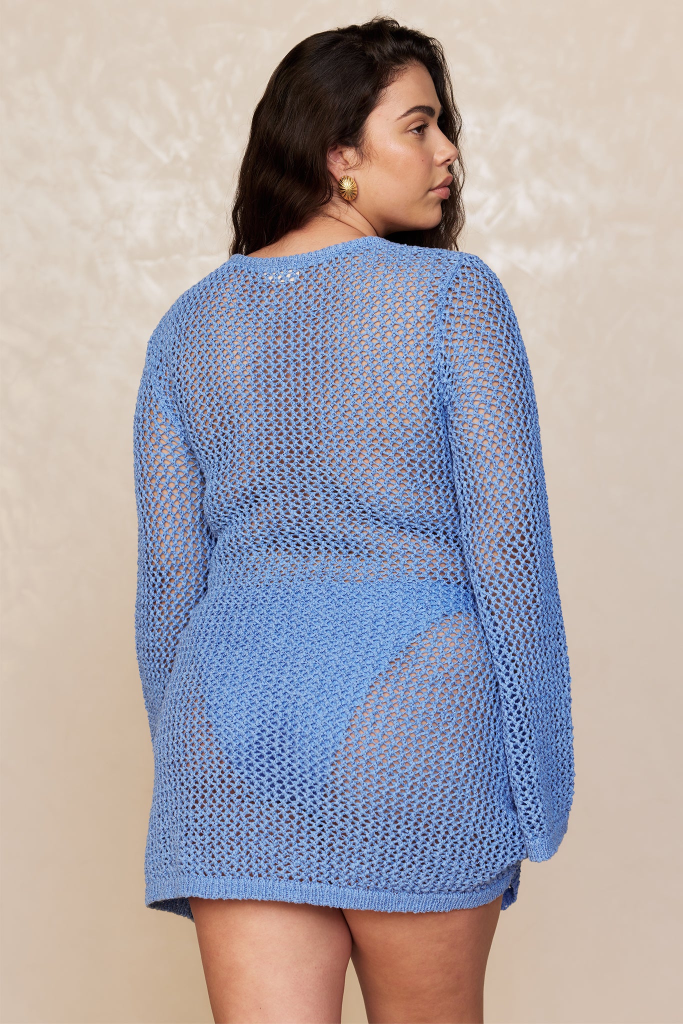 Montego Mini Dress - Azure Petit Crochet - Image 3
