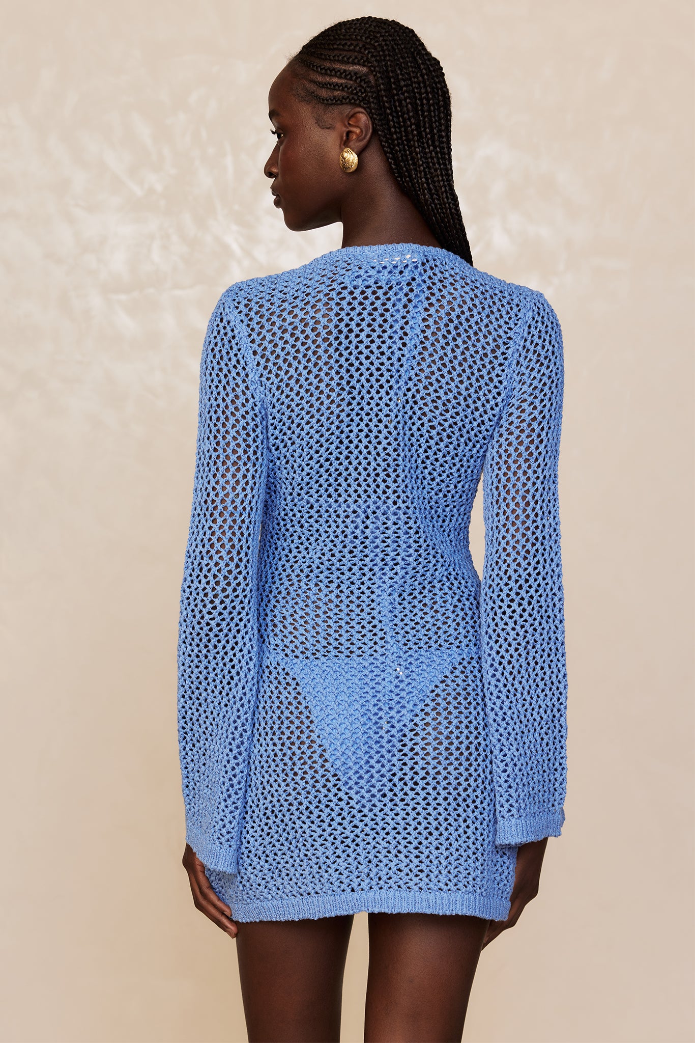 Montego Mini Dress - Azure Petit Crochet - Image 6