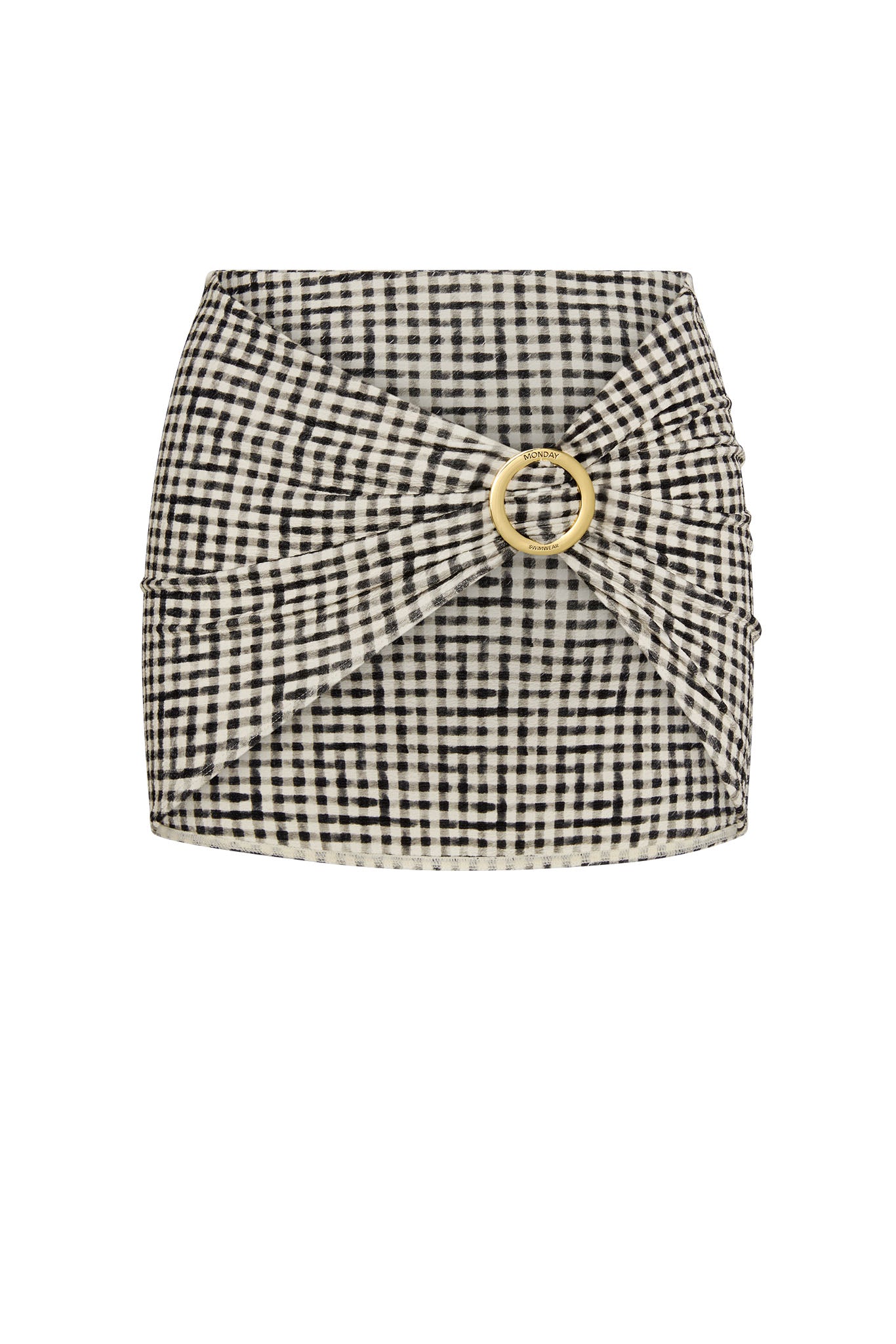 Jamaica Sarong - Black Gingham