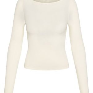 Paddington Long Sleeve - Ivory Lightweight Rib