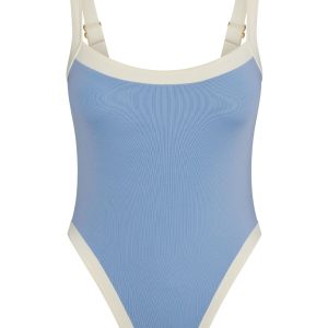 Barcelona One Piece - Azure/Ivory