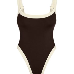 Barcelona One Piece - Espresso/Ivory