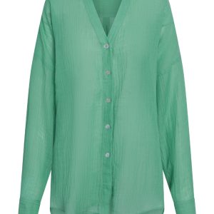 Barcelona Tunic - Pond Crinkle Linen