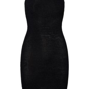 Bimini Dress - Black Crinkle
