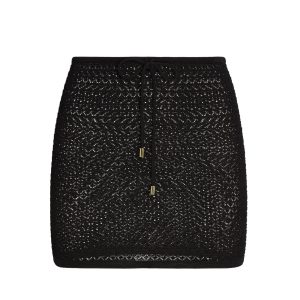Cartagena Skirt - Black Lace Crochet