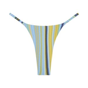 Brazil Thong - Sardinia Stripe Azure