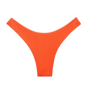 Byron Bottom - Papaya Wide Rib
