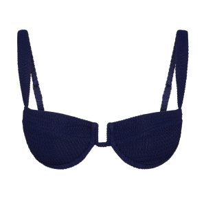 Cala Roja Top - Midnight Crinkle