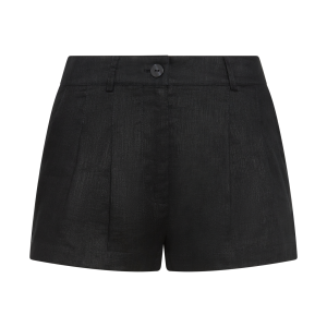 Casablanca Short - Black Linen