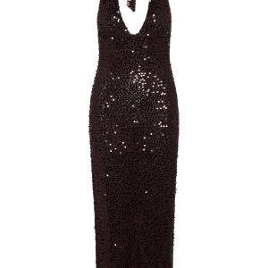 Catania Dress - Espresso Sequin