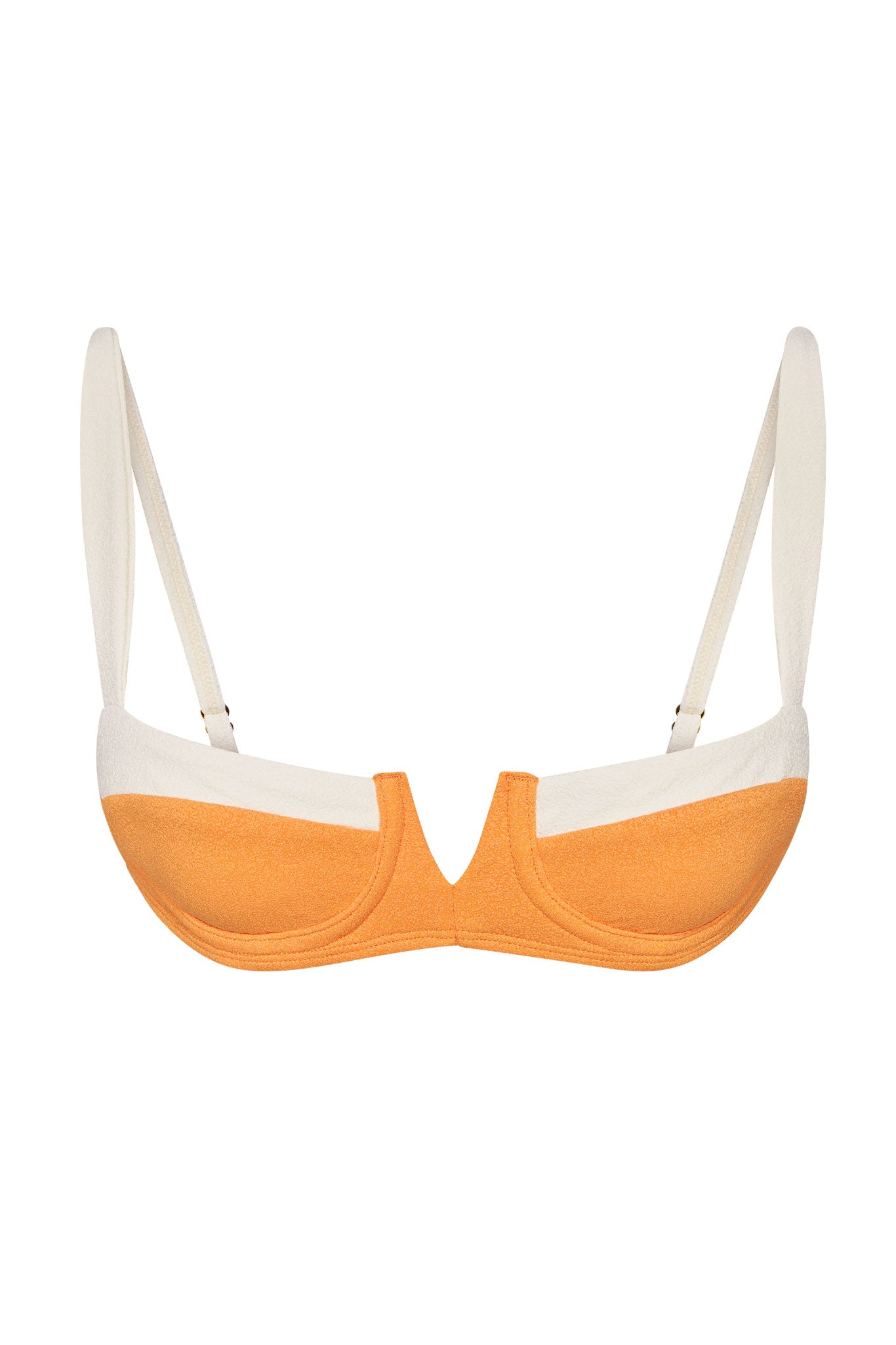 Clovelly Top - Clementine/Ivory Boucle