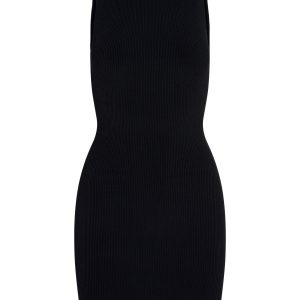 Camerelle Dress - Black Knit Rib
