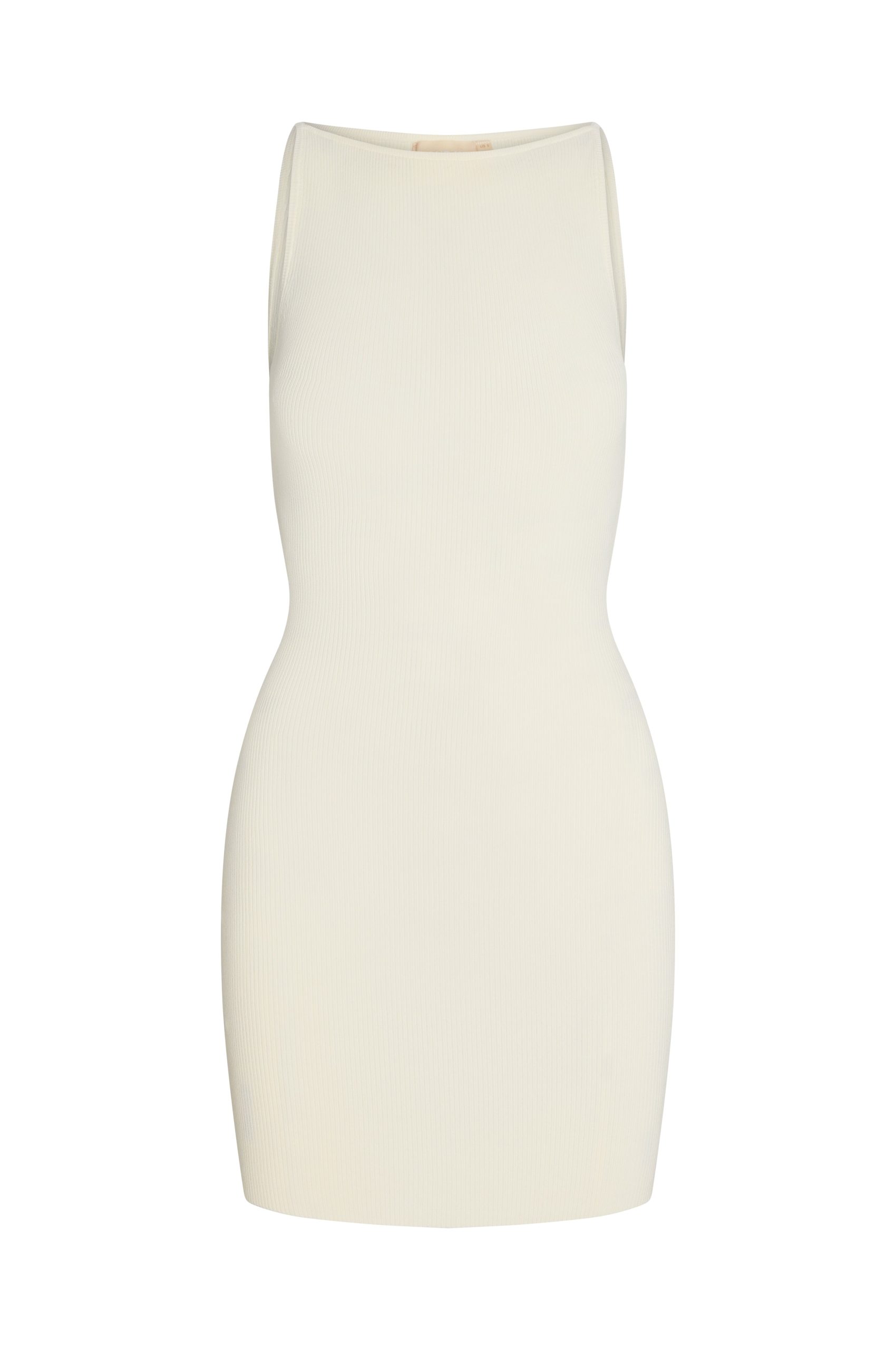 Camerelle Dress - Ivory Knit Rib