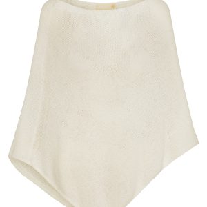 Dominica Poncho Open Knit - Ivory