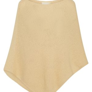 Dominica Poncho Open Knit - Raffia
