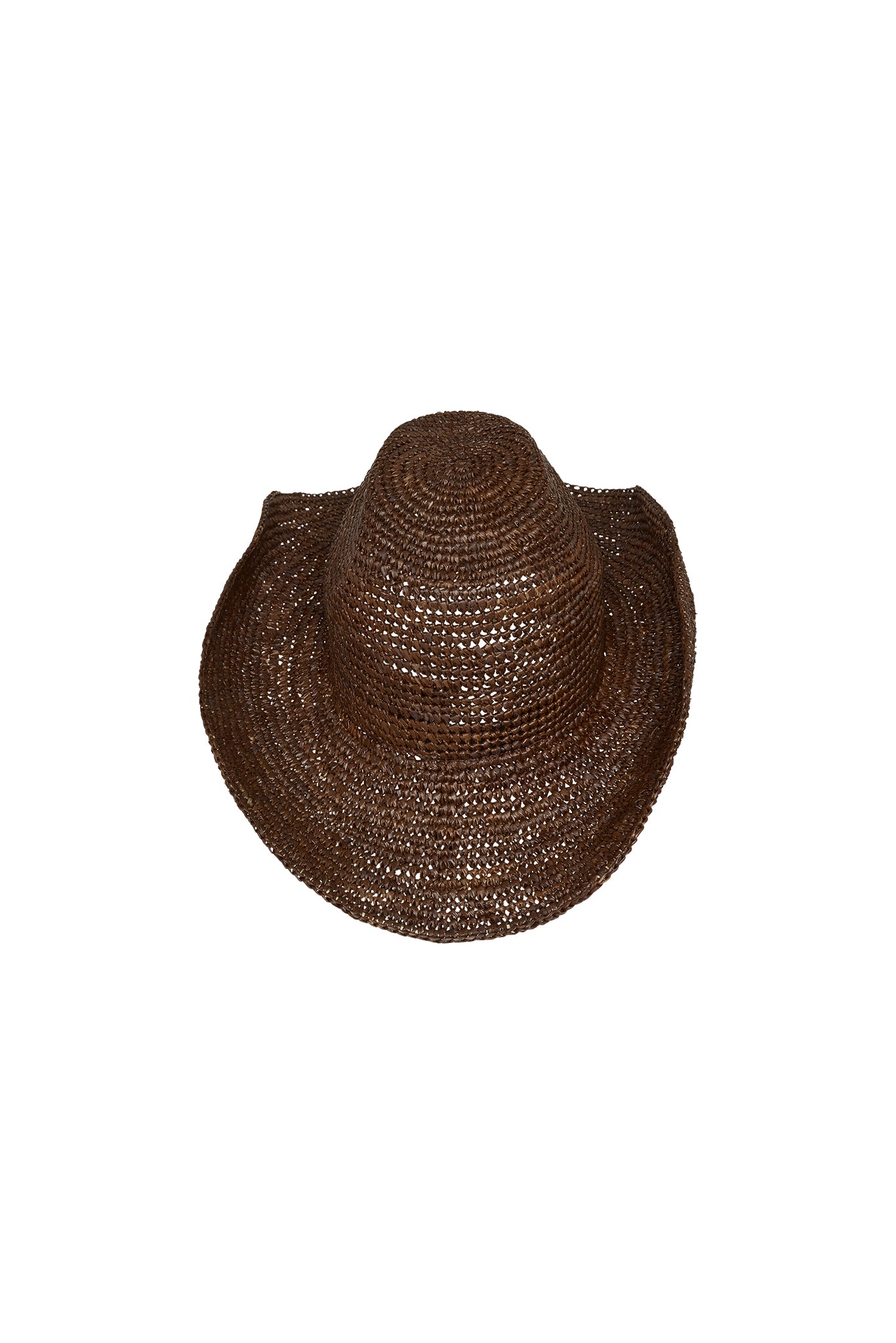 Exuma Raffia Hat - Espresso - Image 8