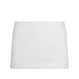 Fontelina Mini Skirt - White Linen