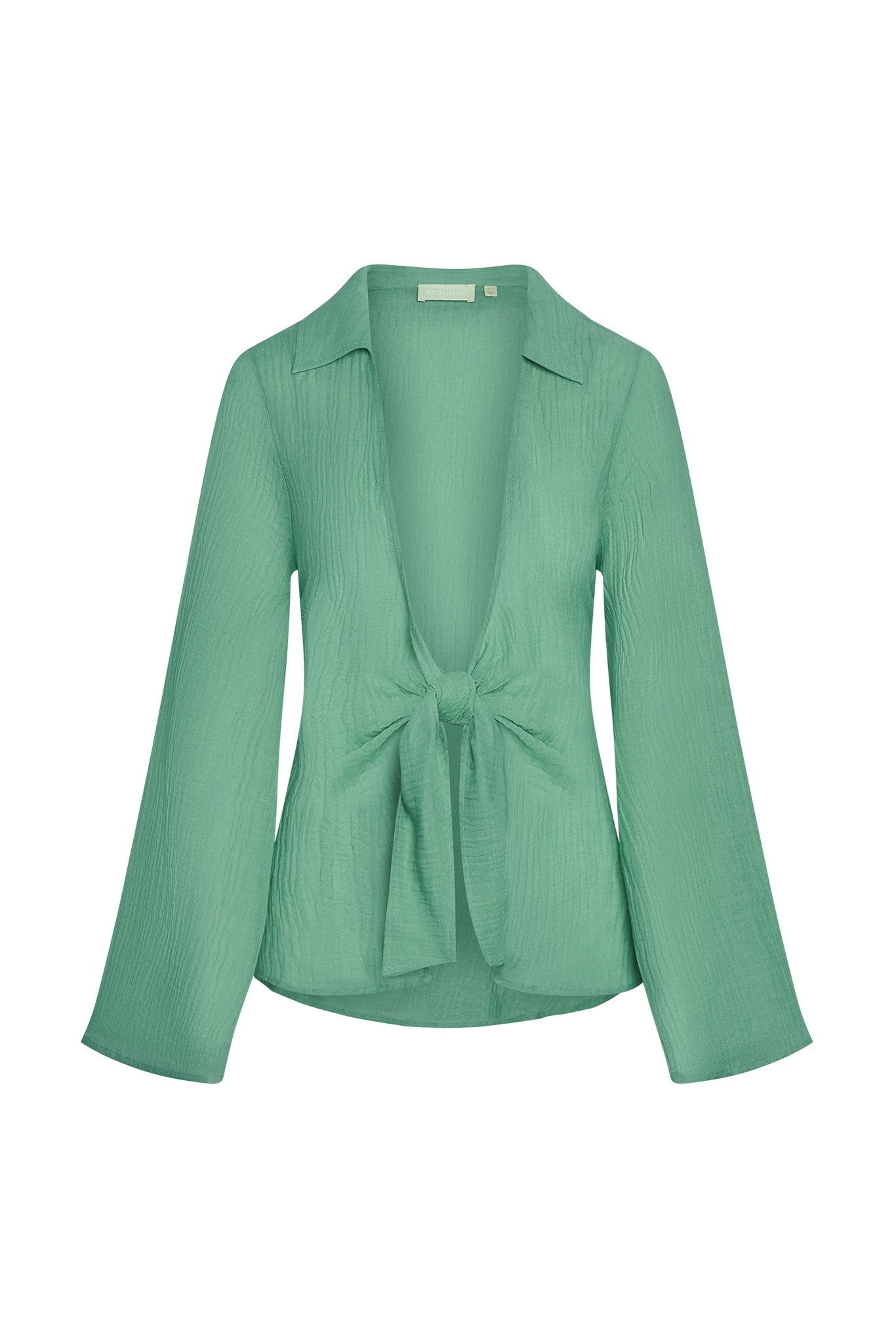 Grenada Tunic - Pond Crinkle Linen