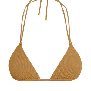 Hanalei Top - Antique Gold Lurex Rib