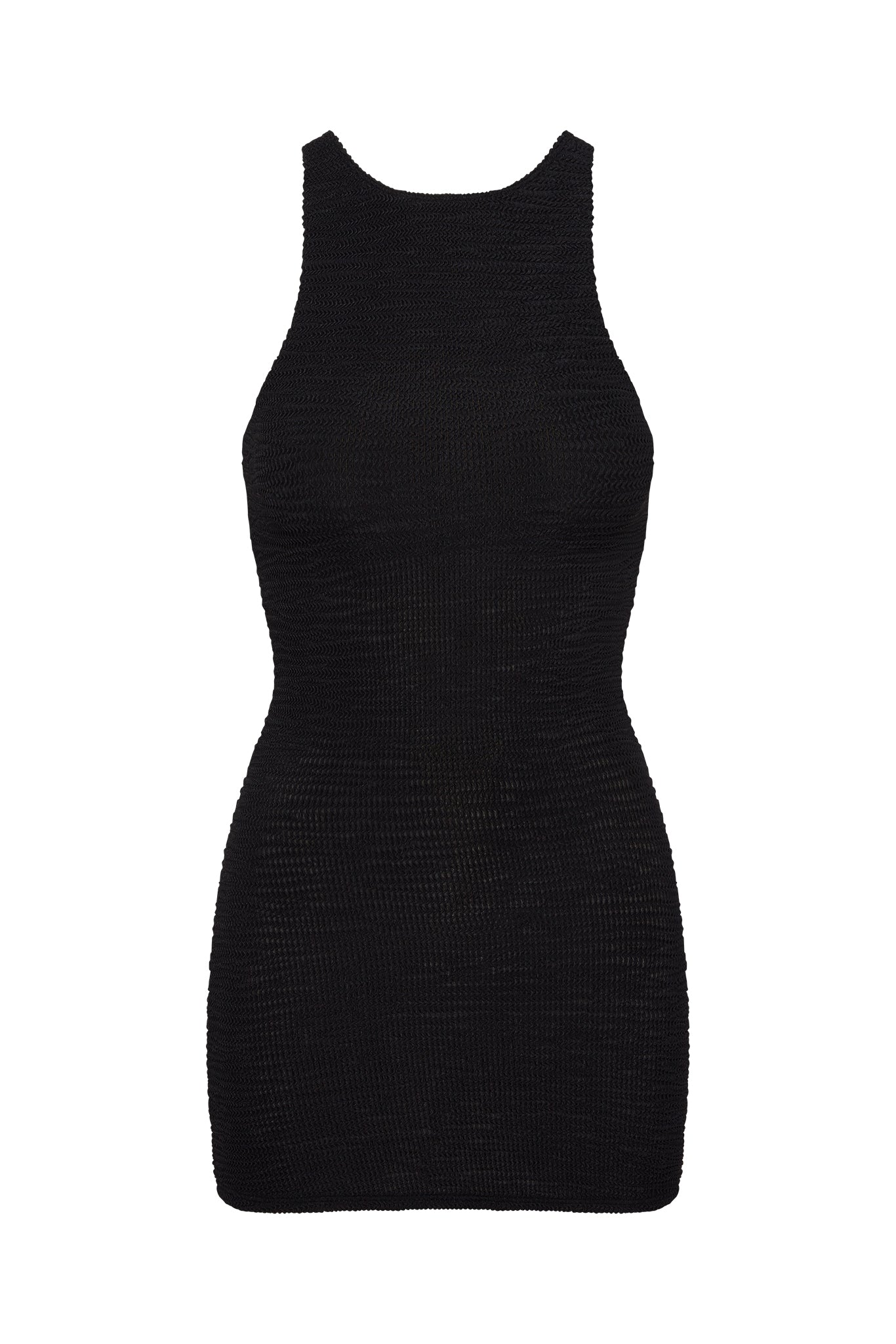 Kokomo Dress - Black Crinkle