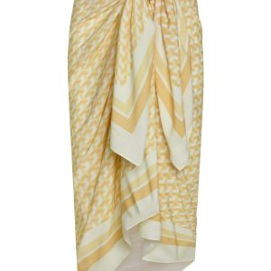 Marina Piccola Sarong - Ivory Geo