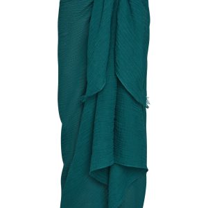 St. Tropez Sarong - Evergreen Crinkle Linen