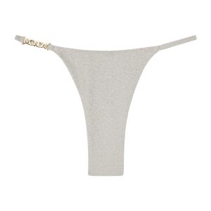 Monday Thong - Soft Silver Shimmer