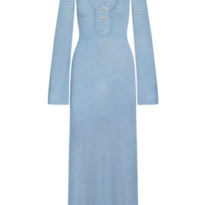 Montego Dress - Sky Lace Crochet