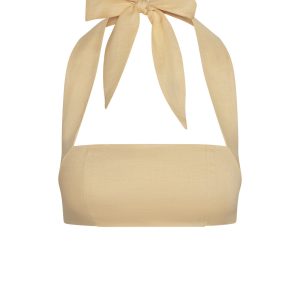 Montserrat Top - Raffia Linen