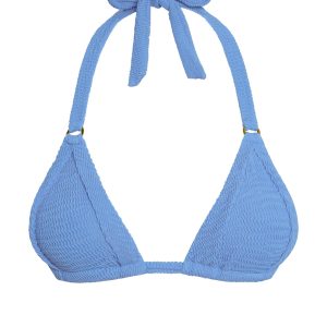 Morocco Top - Azure Crinkle