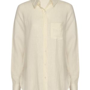 Monaco Linen Shirt - Ivory