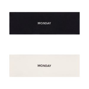 Monday Headband Set - Black/Ivory