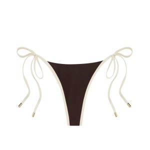 Palma Thong - Espresso/Ivory